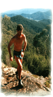 Peter Le Basque takes on Mt Buffalo 
1996