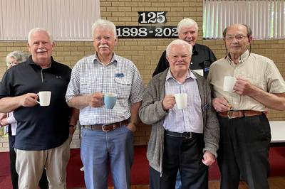 Members enjoying morning tea at one of our meetings