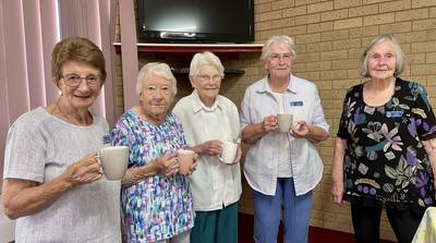 Members enjoying morning tea at one of our meetings